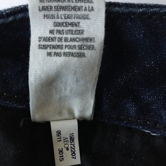 American Eagle Denim Mini Short Stretch Women Size 6 - Picture 9 of 9